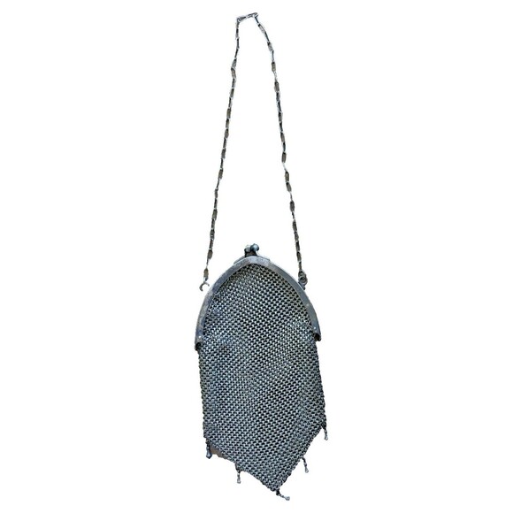 Antique Early 20th Century Chainmail Purse Edwardian Art Deco Mesh Handbag - Picture 1 of 7